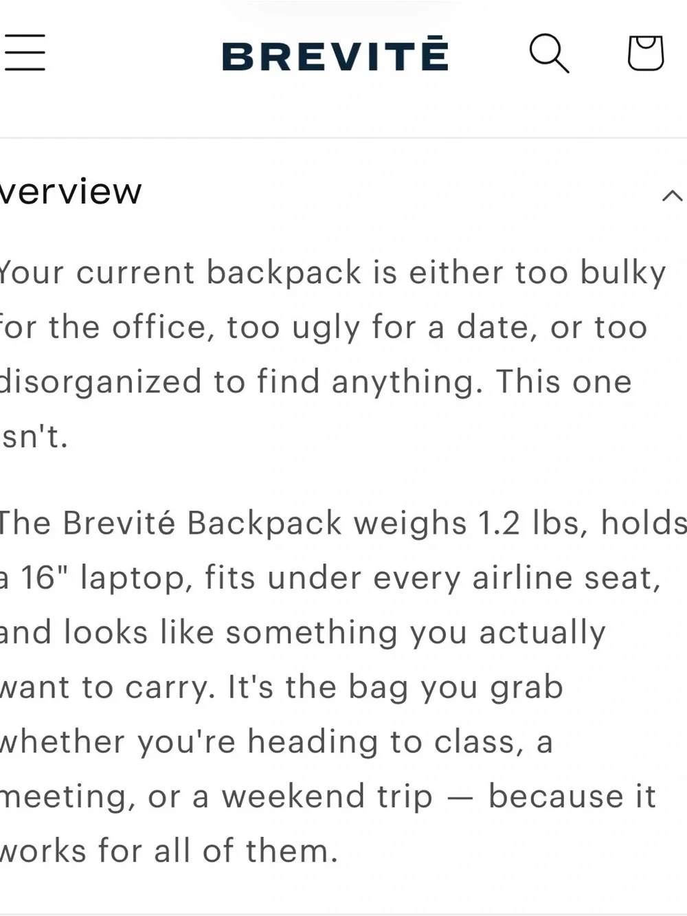 Brevite this listing